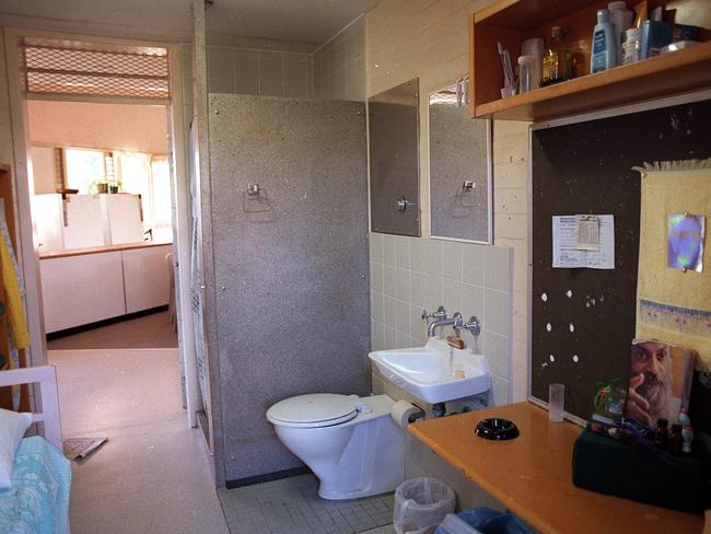 A typical prison cell room at Mulawa women's prison, Silverwater. The issue of overcrowding was raised at a crisis meeting last week.