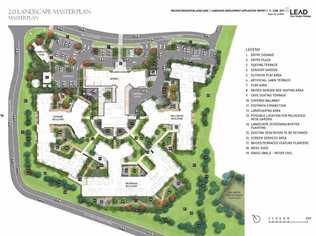 The proposal map submitted by the Anglicare aged care facility.