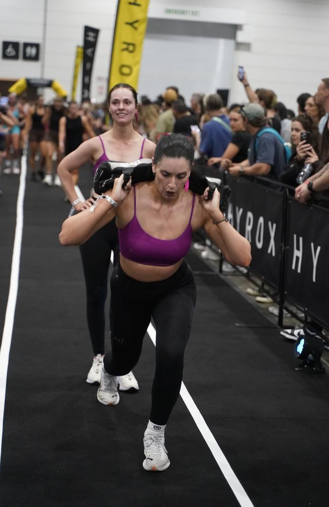 10000 athletes put their fitness to the test in a massive Hyrox competition this weekend (14-15 Dec) at Melbourne Exhibition and Convention Centre. Picture Valeriu Campan