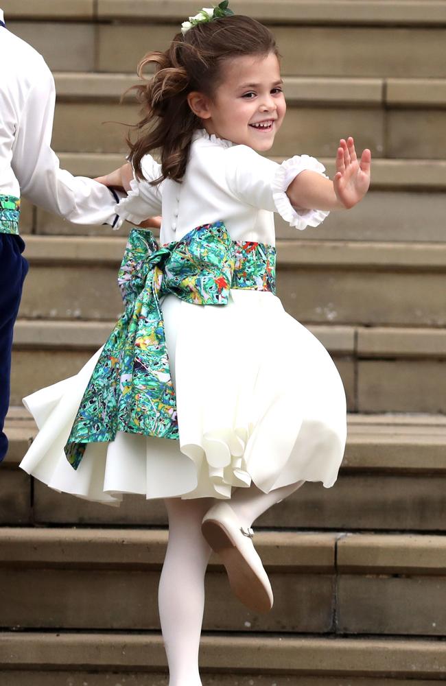 Princess Eugenie’s bridal party: Adorable Princess Charlotte steals the ...