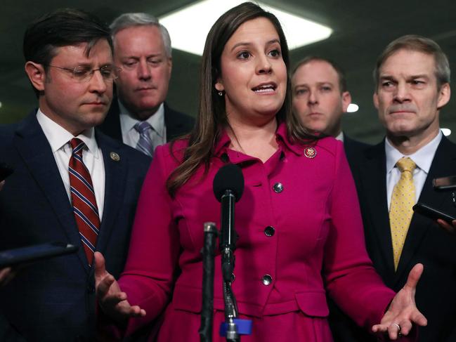 Elise Stefanik, the leading candidate to replace Liz Cheney . Picture: AFP