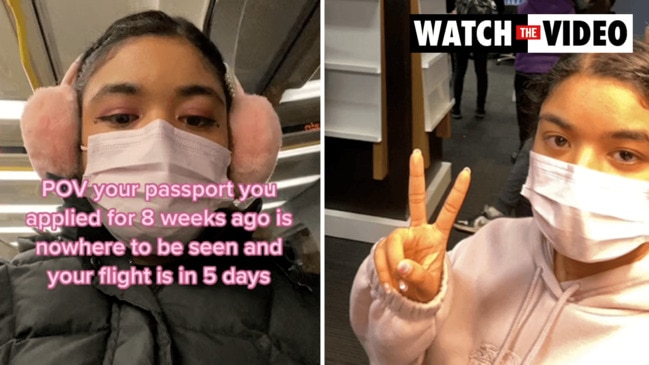 Melbourne woman documents nine-hour queue at passport office after eight-week wait