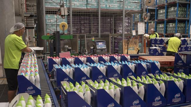 TrendPac at Berkeley Vale is a major manufacturer of ALDI cleaning and personal care products. Picture: supplied