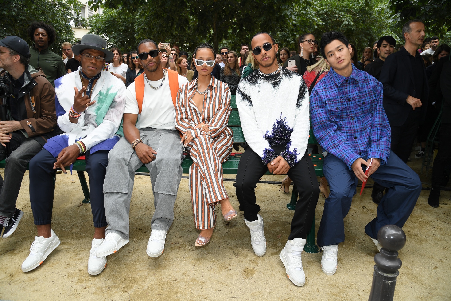 Virgil Abloh Louis Vuitton Men's Spring Summer 2019 Front Row