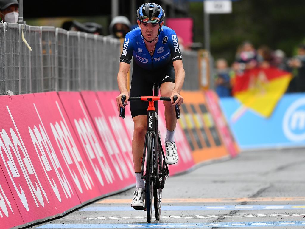 O’Connor was struck down by food poisoning early in the 2020 Giro d’Italia. Picture: Stuart Franklin/Getty Images