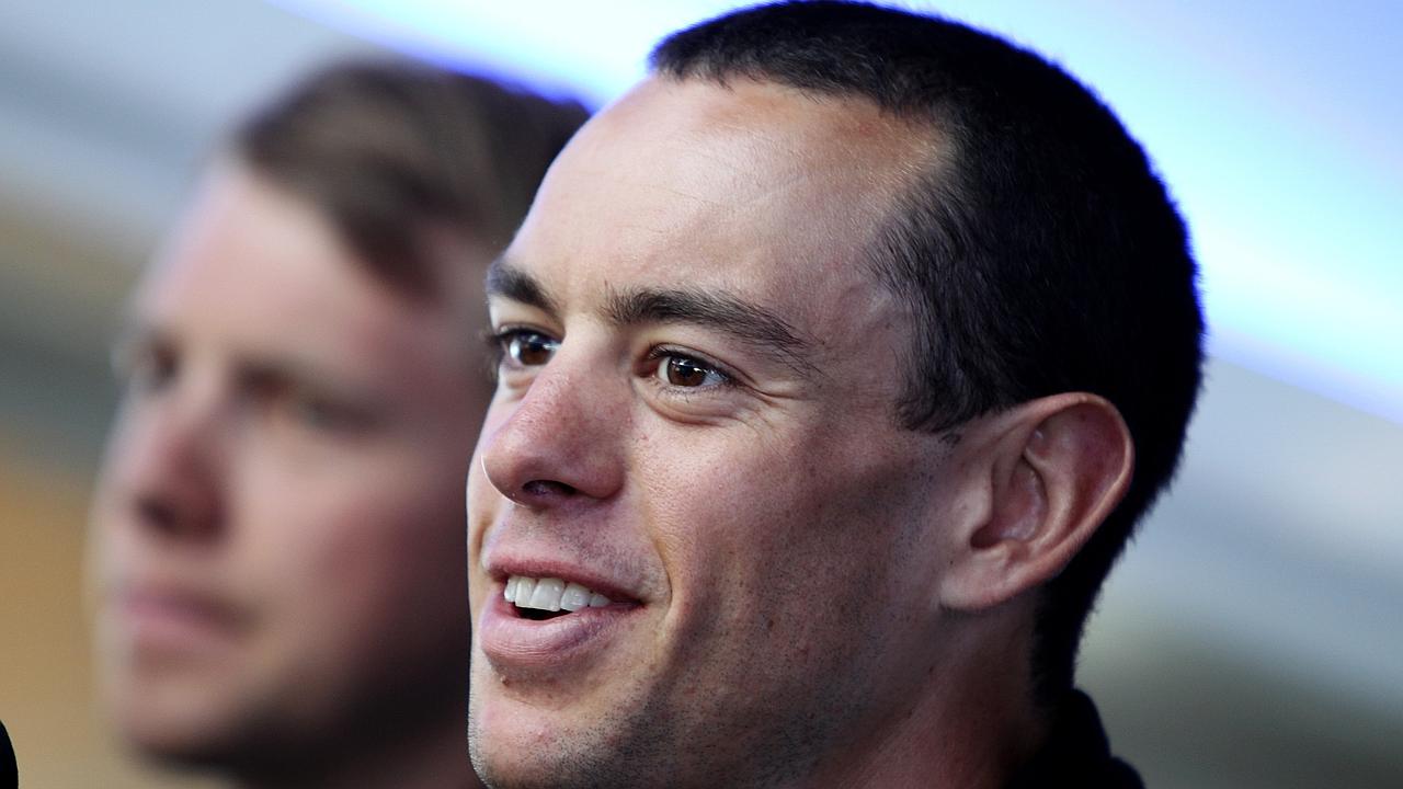  SKY PRO RACING PRESS CONFERENCE, Porto-Vecchio, Corsica. Australian Richie Porte during the press conference 