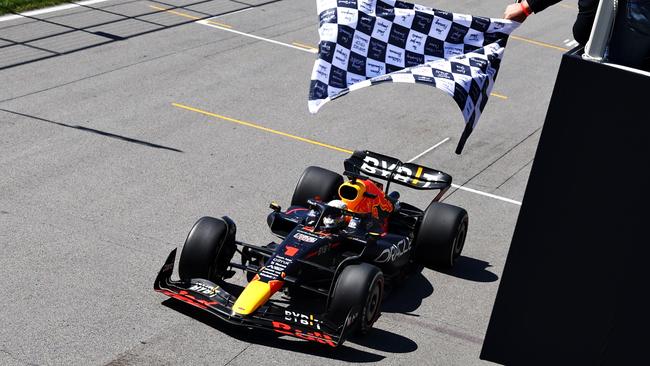 Race winner Max Verstappen