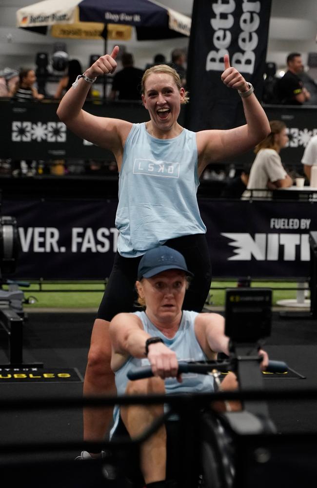 10000 athletes put their fitness to the test in a massive Hyrox competition this weekend (14-15 Dec) at Melbourne Exhibition and Convention Centre. Picture Valeriu Campan