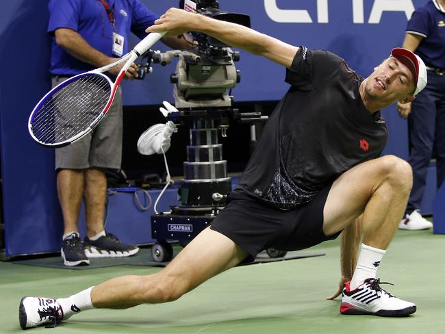 John Millman has a huge night ahead of him. Picture: AP