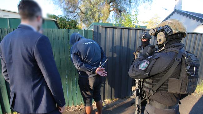 The 31-year-old is detained by police. Picture: NSW Police via NCA NewsWire