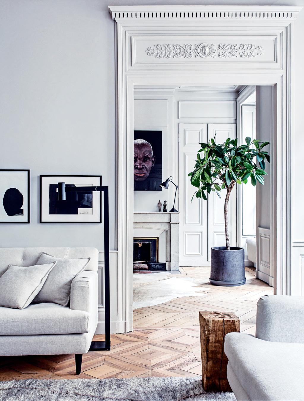 House Tour A Modern French Apartment Within An Opulent 19th Century Shell Vogue Australia