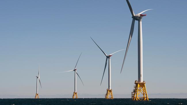 Daniel Andrews says wild winds off Victoria’s coastline could help the state become an offshore wind powerhouse. Picture: AFP