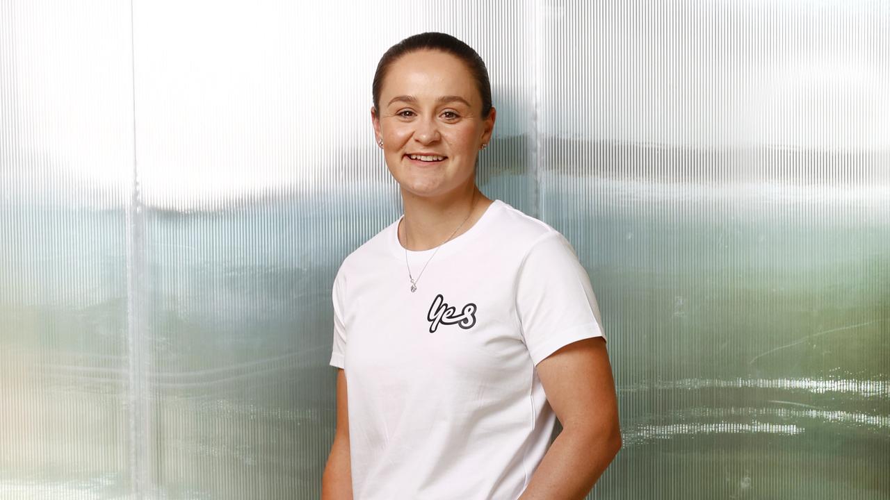 Former tennis star Ash Barty accepted her first corporate role after retiring from the sport earlier this year, being appointed as Optus’ Chief of Inspiration. Picture: Richard Dobson