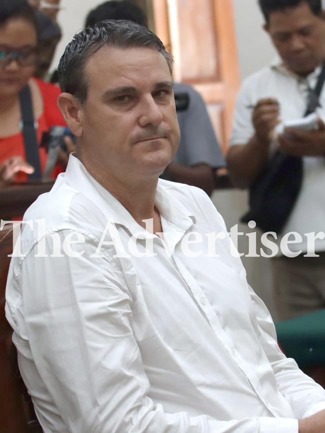 Troy Smith is facing his first trial at Denpasar Court in Bali. Picture: Lukman S. Bintoro