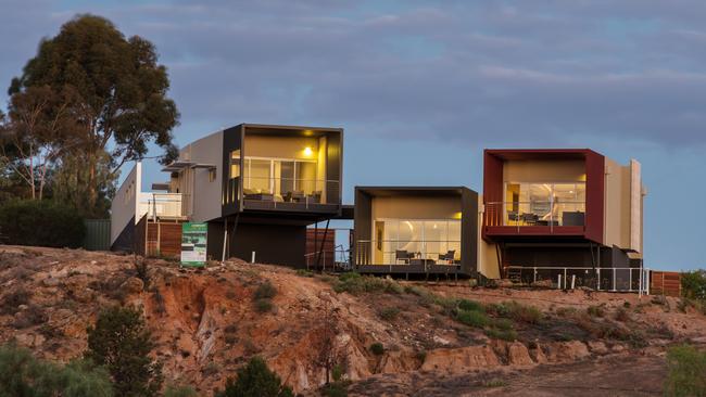 The Frames, luxury accommodation at Paringa in South Australia’s Riverland, overlooking the River Murray Image supplied