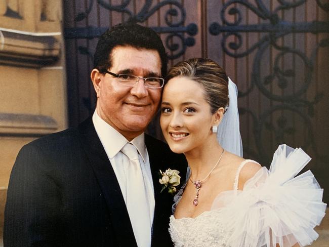 Rick and Jackie Damelian on their wedding day. Picture: Supplied