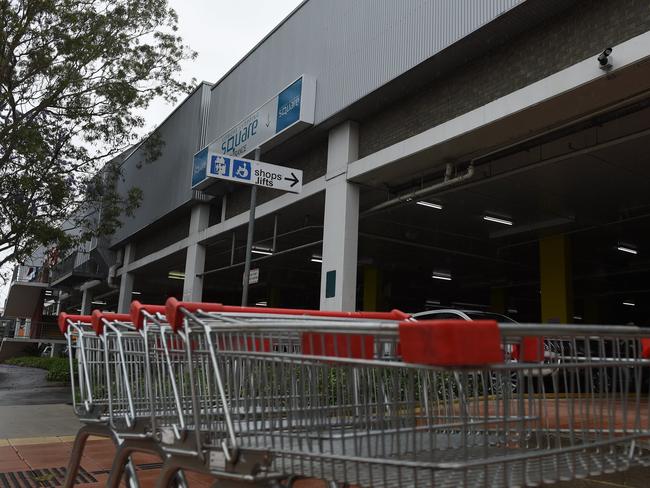 Lismore Square Shopping Centre. Lismore. Stock Footage.