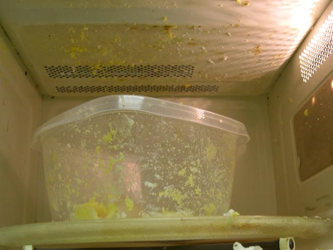 Boiling eggs in the microwave can have messy and dangerous consequences