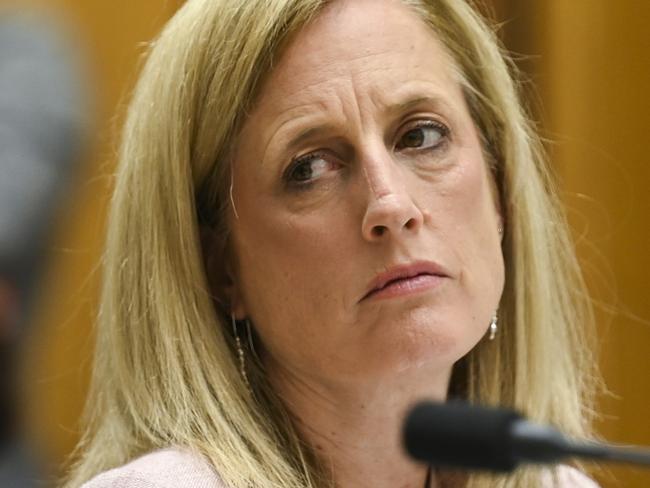 CANBERRA, AUSTRALIA, Newswire Photos. MAY 30, 2023: Minister for Finance Katy Gallagher appears before the Economics Legislation Committee Senate Estimates at Parliament House in Canberra. Picture: NCA NewsWire / Martin Ollman