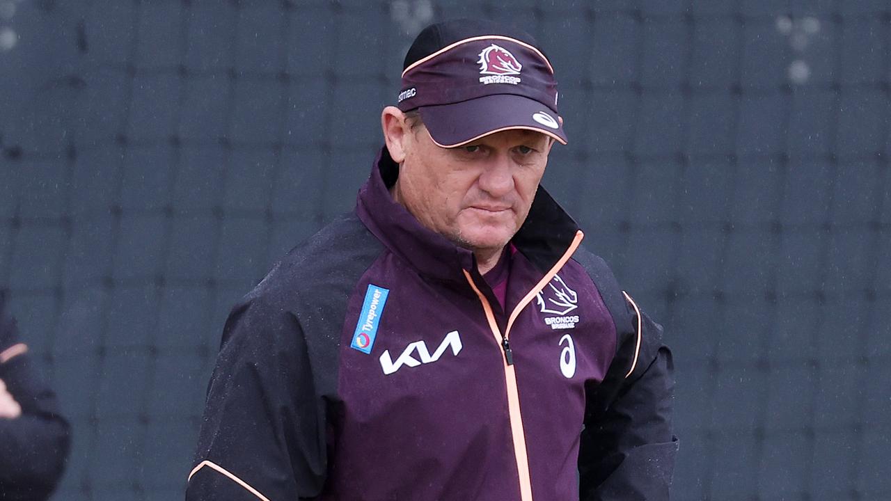 Coach Kevin Walters, Brisbane Broncos training, Red Hill. Picture: Liam Kidston