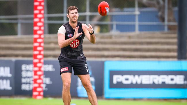 Scott Lycett at Port Adelaide training. Picture: Tom Huntley