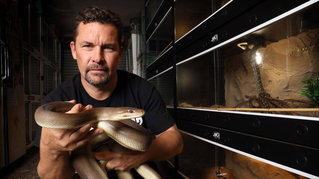 Sydney-based snake catcher Sean Cade. Picture: James Croucher