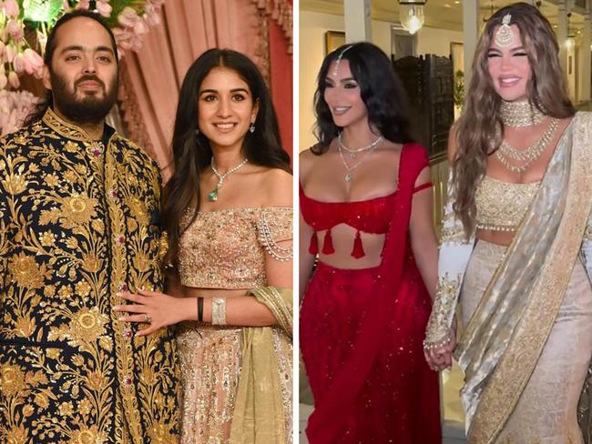 Power couple Radhika Merchant and Anant Ambani married on Friday local time in front of friends, family and a flock of celebrities. Picture: AFP/Instagram