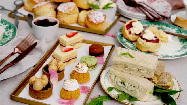 The Grounds of Alexandria’s High Tea offerings. Picture: Jenifer Jagielski