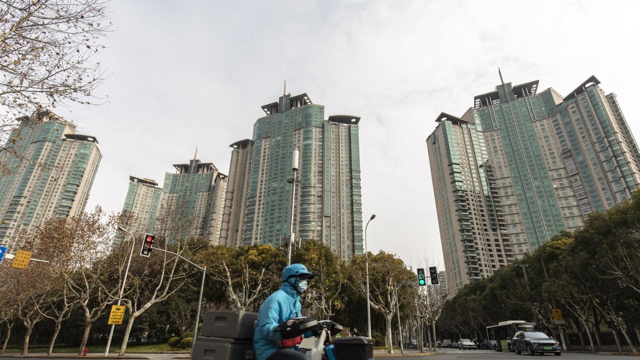 China’s property developers are in billions of dollars of debt. Picture: Qilai Shen/Bloomberg