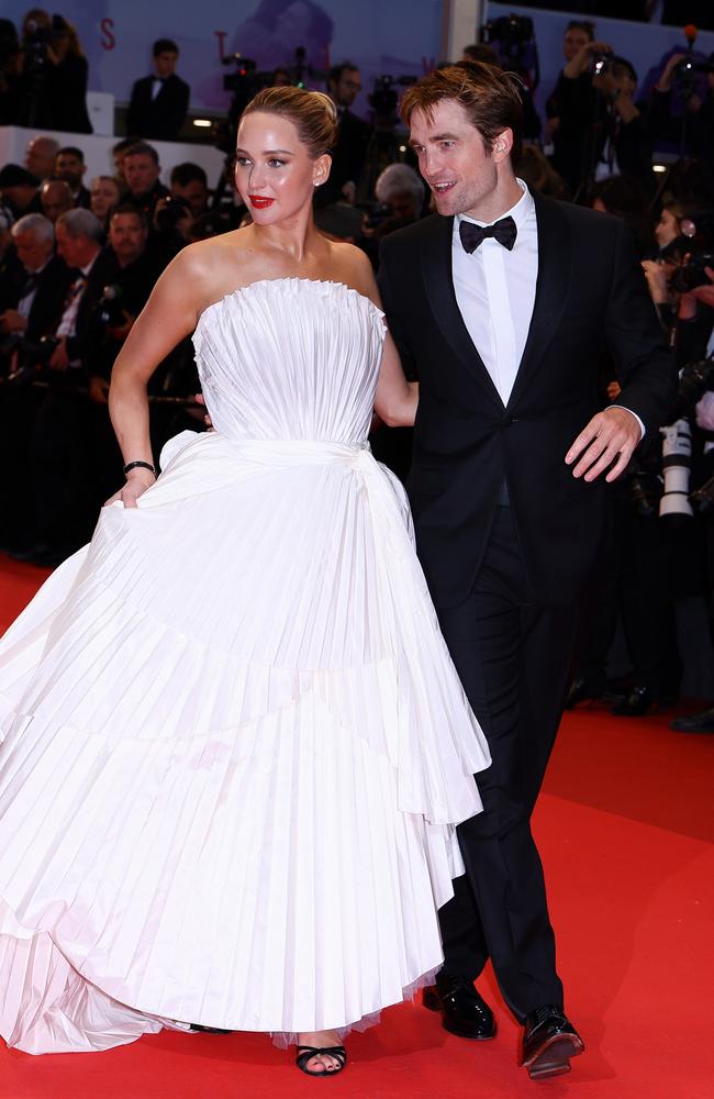 Jennifer Lawrence and Robert Pattinson attend the 