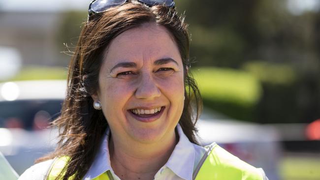 Queensland Premier Annastacia Palaszczuk will make an announcement on Gold Coast police numbers today. (AAP Image/Glenn Hunt)