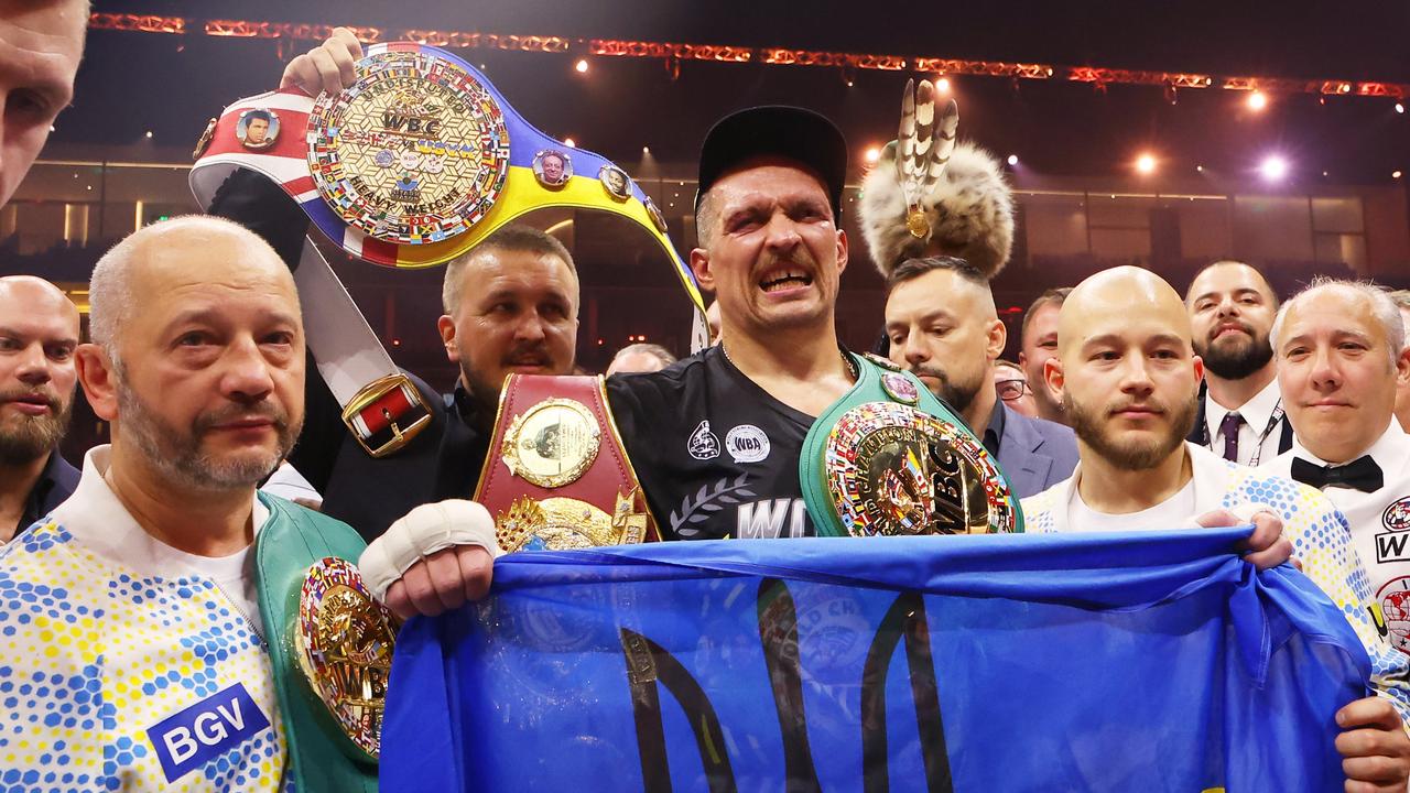 Oleksandr Usyk is undisputed. Photo by Richard Pelham/Getty Images.