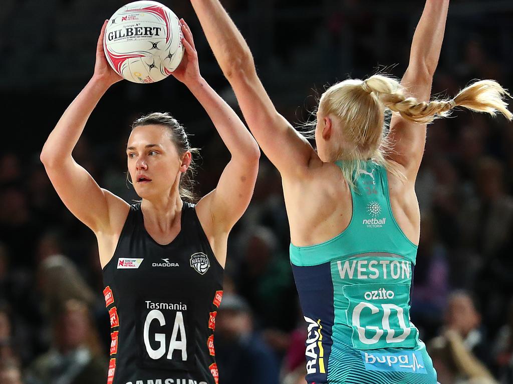 Collingwood Magpies Super Netball Red Flags Nat Medhursts Experiences At Club Code Sports 0703