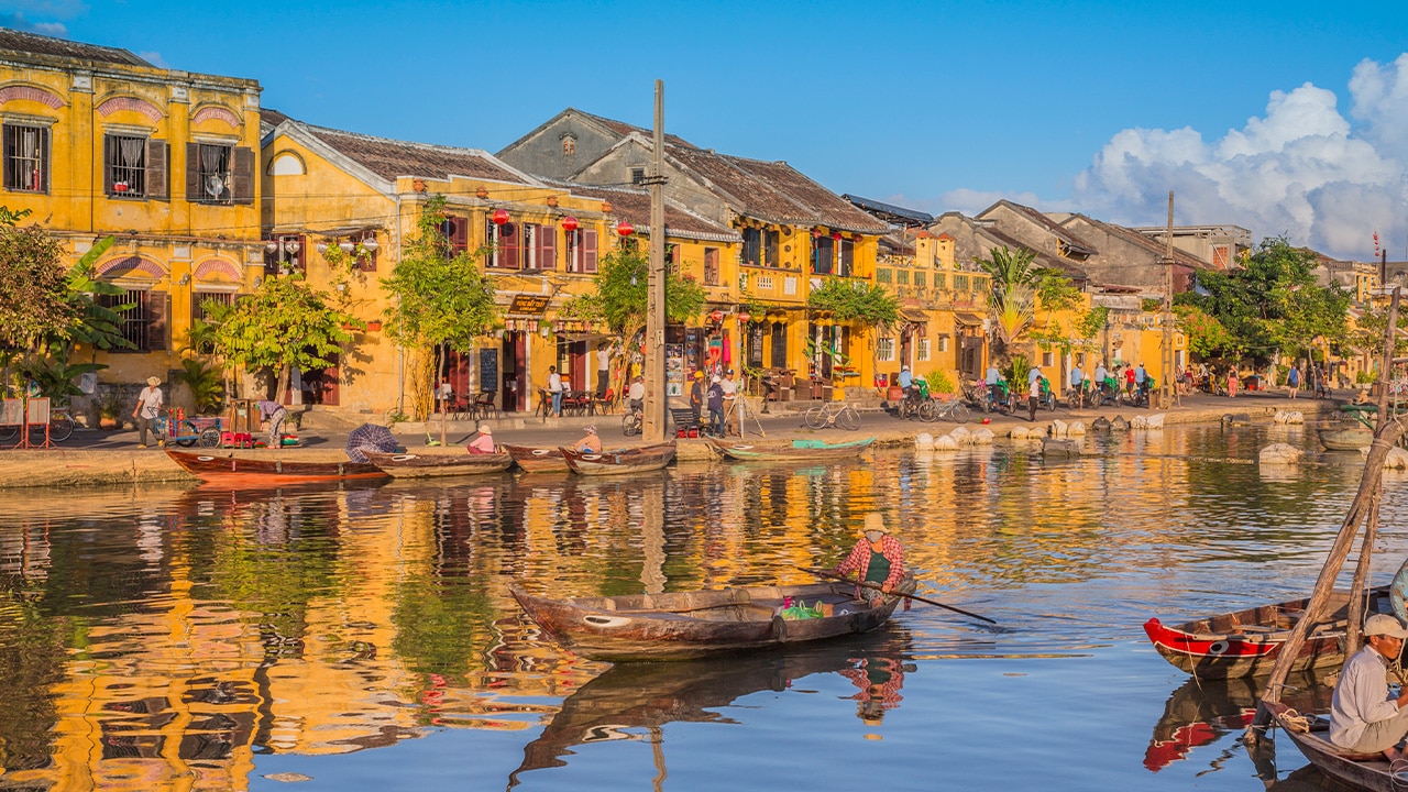 '<h3>The hot spot: Hoi An</h3>
<p>A Unesco World Heritage site, Hoi An&rsquo;s Old Town is an enchanting mix of cobblestone streets, lanterns, riverside scenes and European and Asian architecture.</p>
<p><strong>Where to stay:</strong> <a href='https://www.littlehoiangroup.com/little-hoi-an' target='_blank' rel='noopener'>Little Hoi An</a> is an affordable boutique hotel with river views a five-minute stroll from the night market.</p>
<p><strong>Where to shop:</strong> In the Old Town, have clothes tailor-made just for you, or pick up ready-to-wear silk numbers in shops like Metiseko.</p>
<p><strong>Tip:</strong> Crossing the road in Vietnam is something you&rsquo;ll never forget. Breathe, walk, and whatever you do, don&rsquo;t change your pace.</p>'