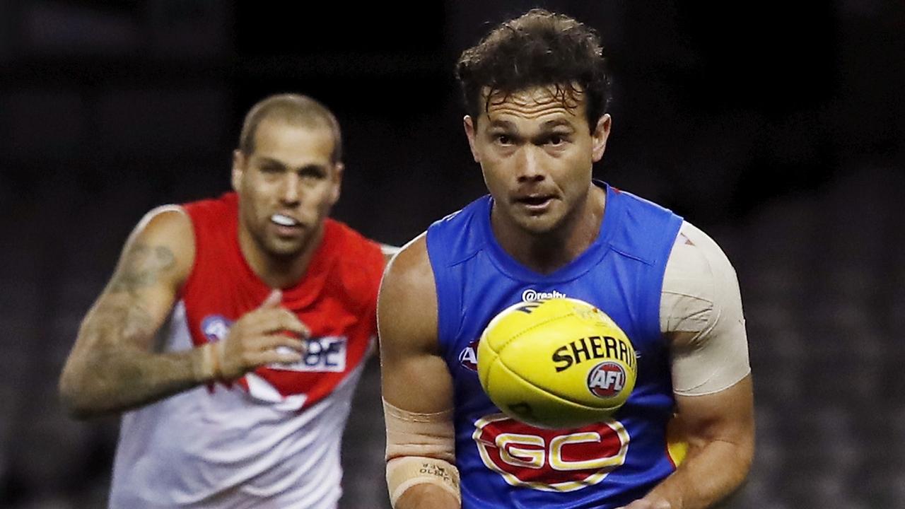 Harbrow retired after 262 senior appearances. (Photo by Dylan Burns/AFL Photos via Getty Images)