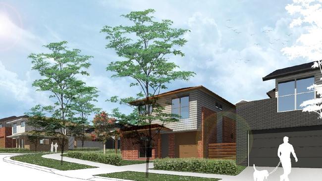 Artist's impression of the proposed development at Nikko Road Warnervale.