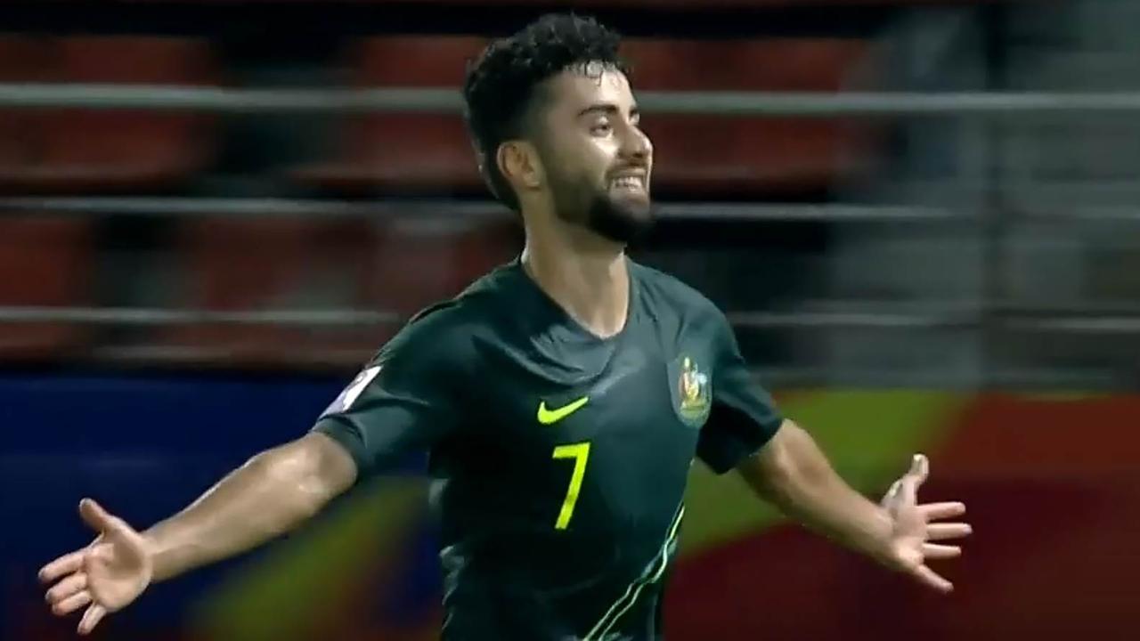 Ramy Najjarine bagged the only goal for the Olyroos