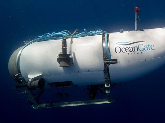 OceanGate Expeditions are offering submarine visits of the Titanic wreck. Picture: OceanGate