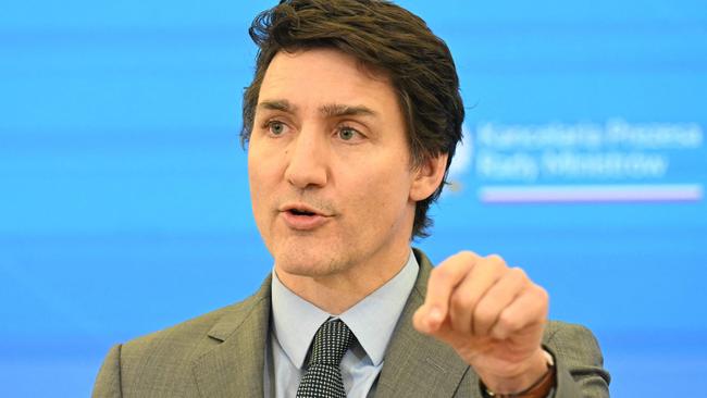 Prime Minister Justin Trudeau said he was willing to consider a swap – for California or Vermont. Picture: Sergei Gapon/AFP