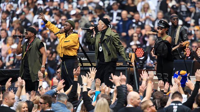 Goyder said the later start would open up a prime-time entertainment package at halftime as night fell. Picture: Mark Stewart