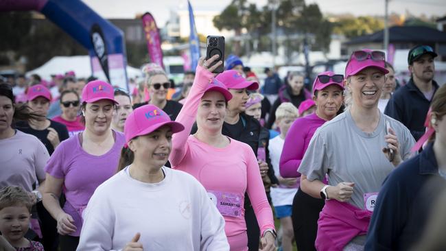Mother's Day Classic run and walk at Bellerive. Picture: Chris Kidd