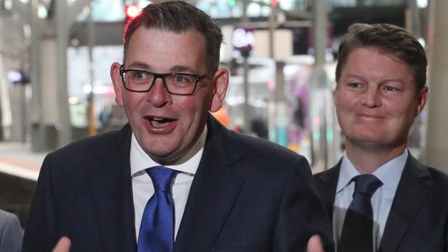 The Andrews Government is paying bosses on its gold-plated major projects salaries of up to $780,000, as it slashes public service jobs. Picture: David Crosling