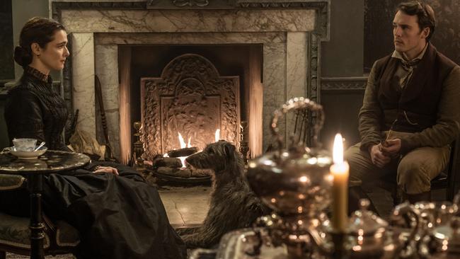 Rachel Weisz and Sam Claflin spark in My Cousin Rachel. Picture: Nicola Dove