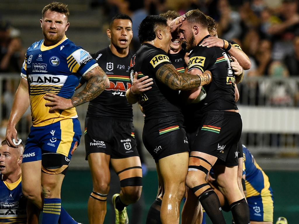 The Panthers held on to record a win and will meet the Storm in a preliminary final this Saturday. Picture: Matt Roberts / Getty Images