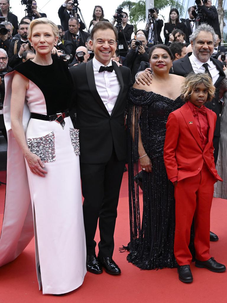 Cate Blanchett, Lorenzo De Maio, Deborah Mailman, Aswan Reid and Wayne Blair.