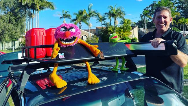 The Muppets decorated car. Supplied.