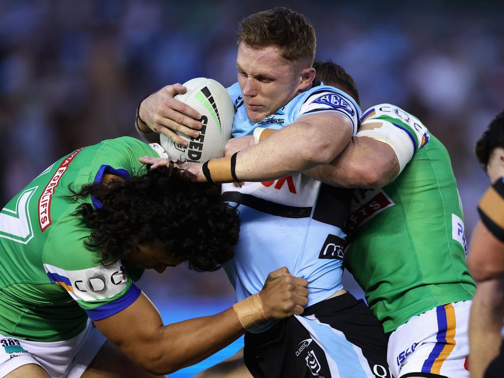 Jack Williams was a standout for the Sharks. Picture: Cameron Spencer/Getty Images