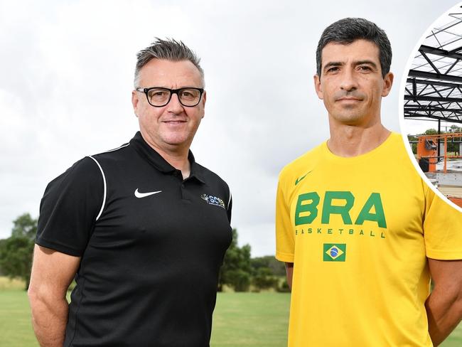 Sporting director Melvyn Wilkes and head of sports science and performance Bruno Pena Couto. Picture: Patrick Woods.