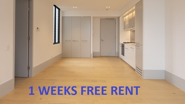 A week’s free rent is on offer for this unit on Hadfields St in Erskineville.