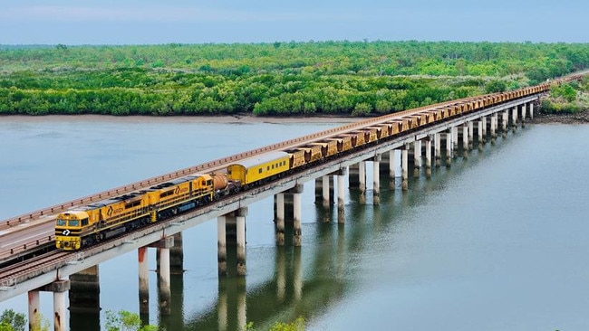 Northern Iron’s first magnetite shipment en route to Port Darwin.